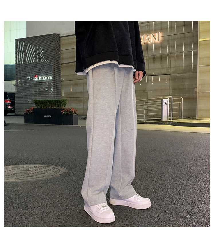 Seoul Slate Grey Korean Relaxed Pant